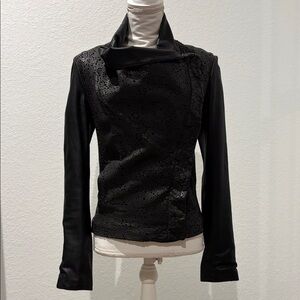 All Saints Black Leather Jacket